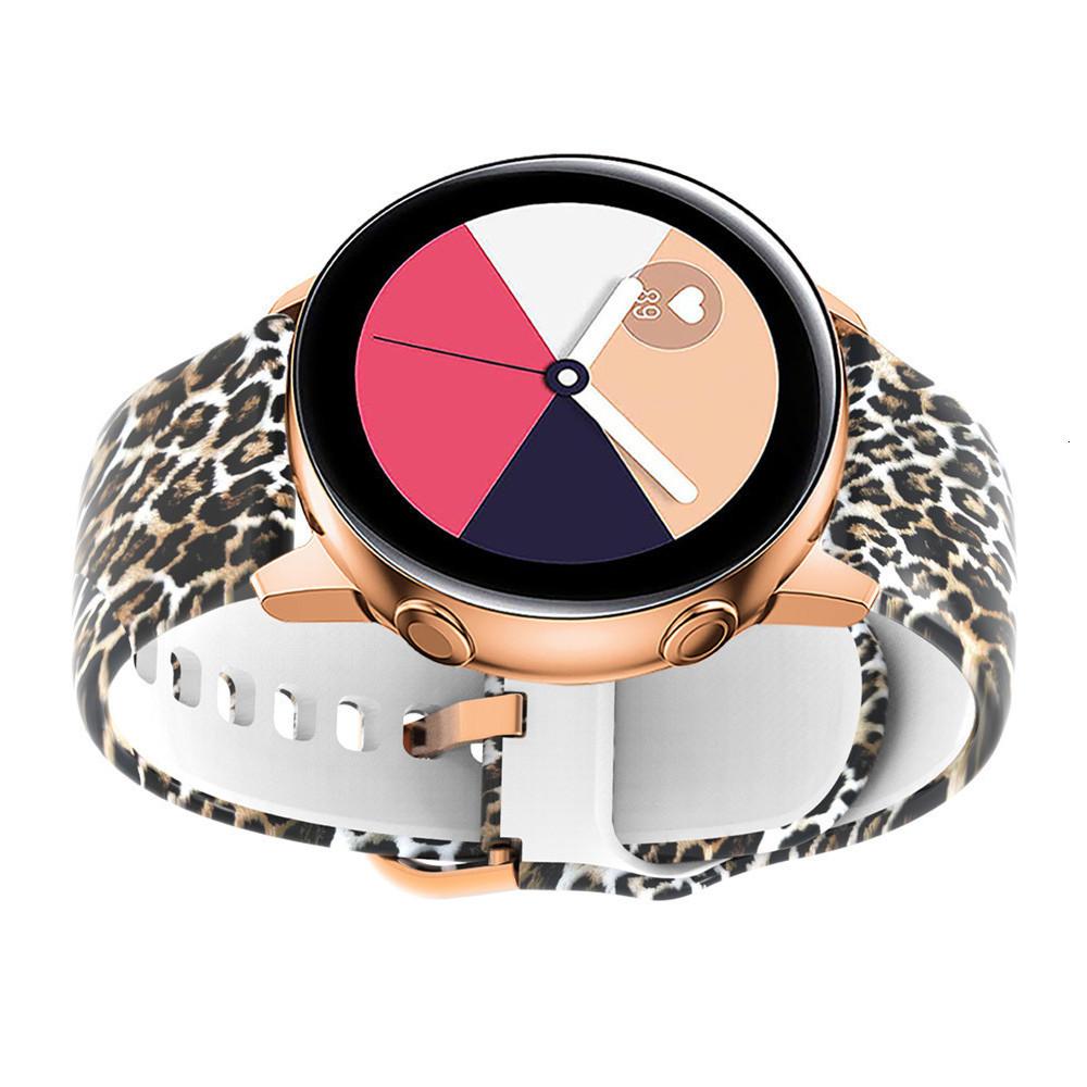 

Universal 22mm Patterned Silicone Watch Band Strap for Huawei Watch 3/3 Pro/Samsung Amazfit Watch Etc Rainbow