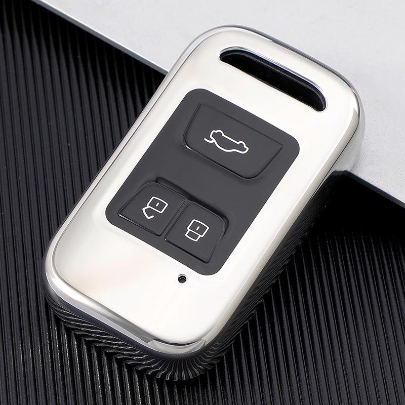 Compatible Key Case for Chery Arrizo 5, GX Tiggo 8/7/5X (2020 Model) - Includes Car Key Bag & Buckle
