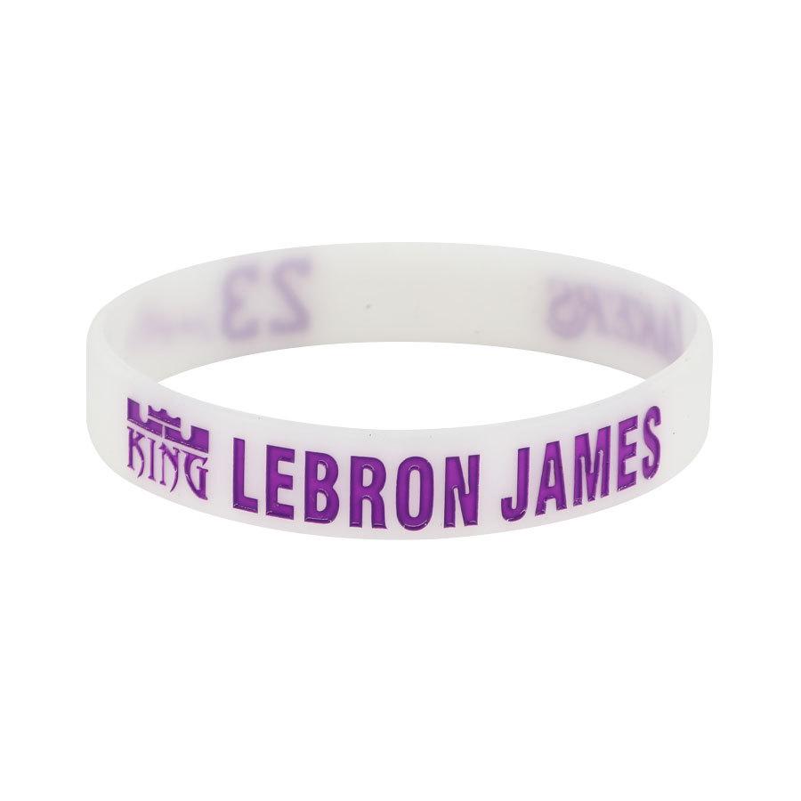 Douyin Popular NBA Star Signature Luminous Silicone Sports Bracelet/Wristband