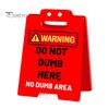 Rød akryl Skrivebord Advarselsskilt Heavy Duty Prank Skrivebord Advarselsskilt Hjemmekontor Skrivebord Minibordskilt Dekorasjon Ornament Co-worker Gag Gave