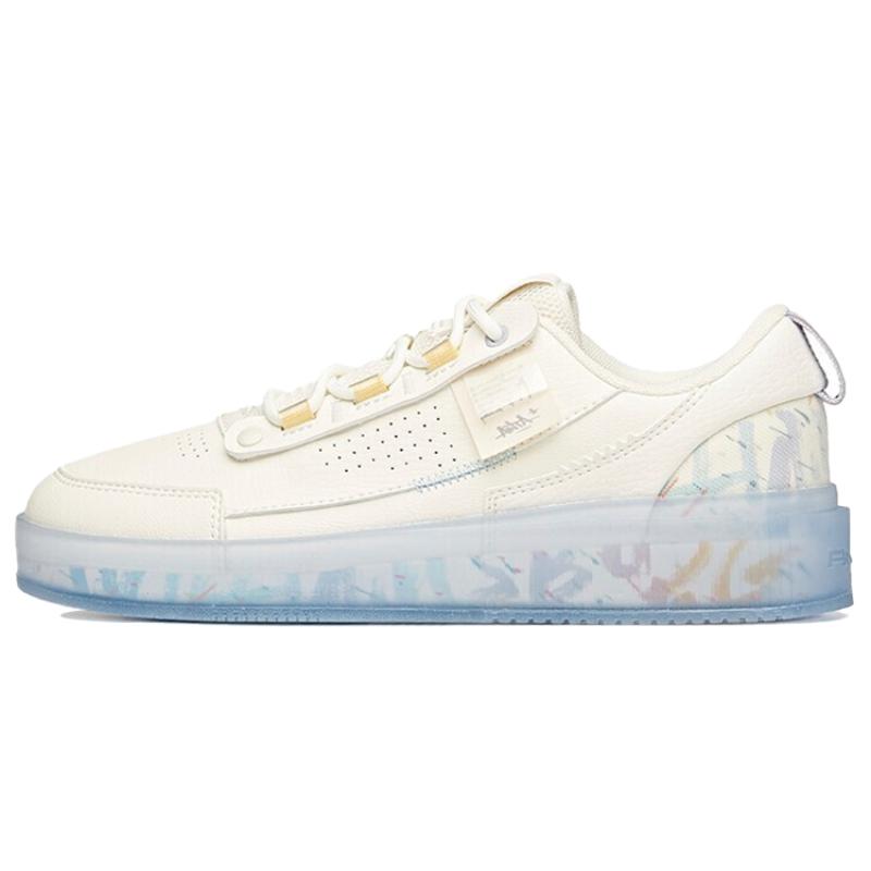 

Anta Коллекция Life Туфли-желе Stash Нескользящие Устойчивые к истиранию Низкие Кеды для скейтборда Женские Бело-фиолетовые Кроссовки 922228030-1 35.5