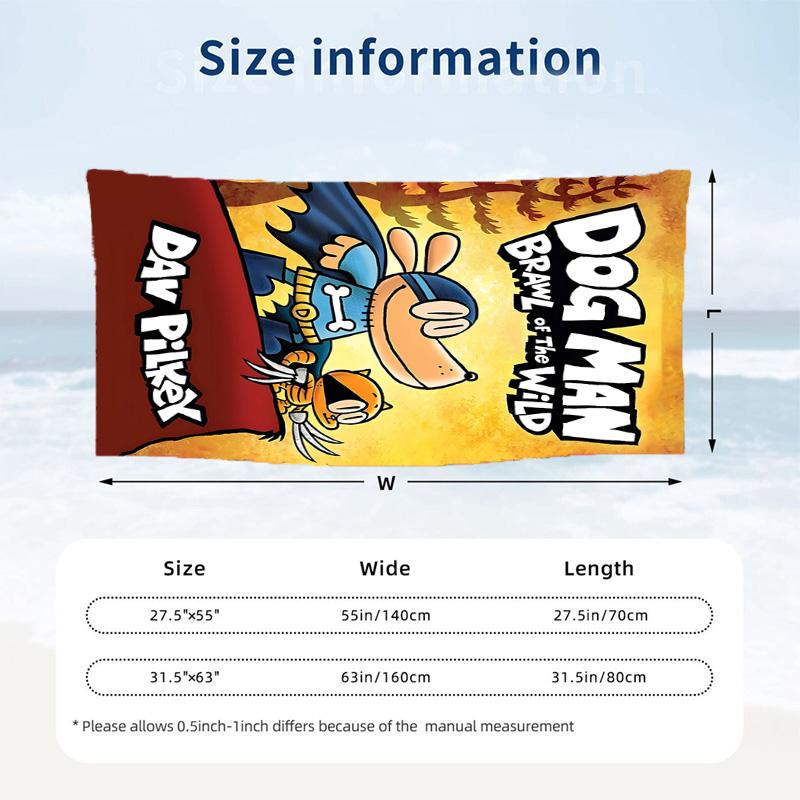 Dog Man Beach towels also serve as bath towels summer essential a musthave for the outdoors the beach and the pool