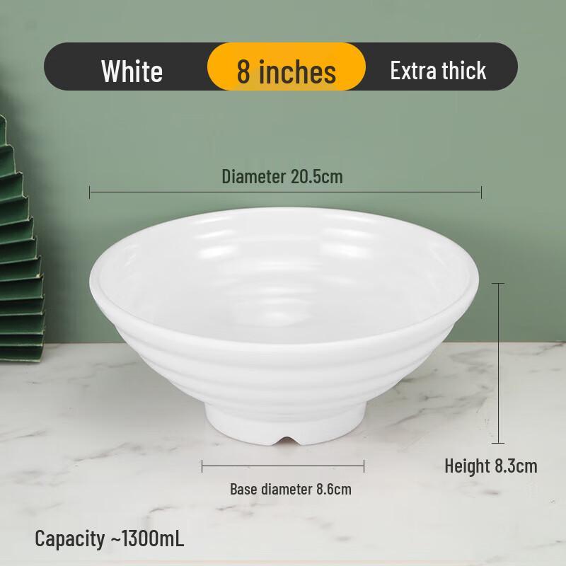 Melamine Noodle and Soup Bowl