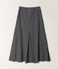 Tudment Check Maxi Skirt_Black Check