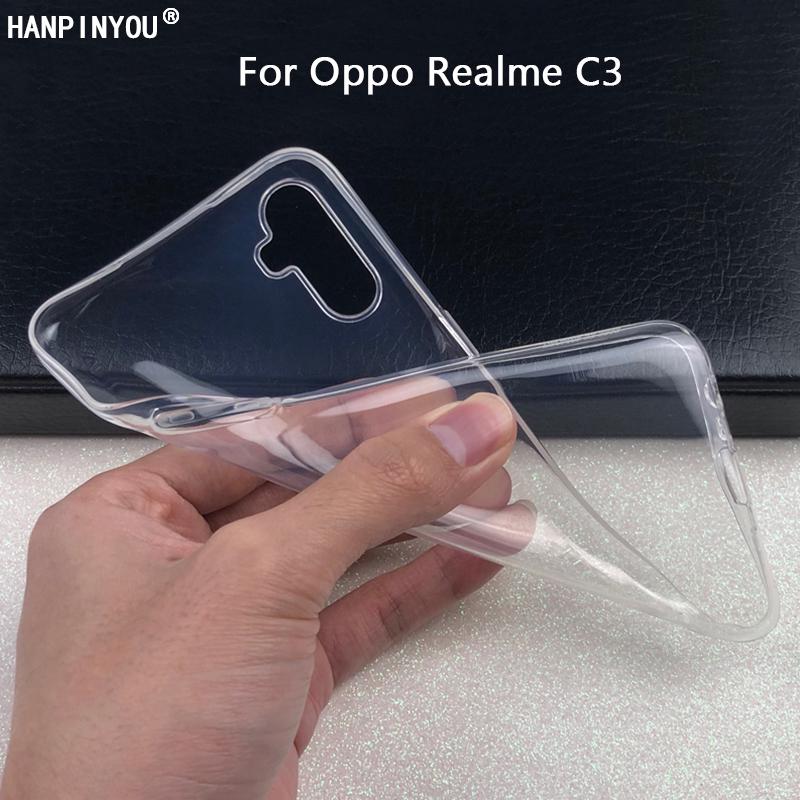 Для Oppo Realme C3 (3 камеры) 6,5-дюймовый тонкий кристально чистый ...