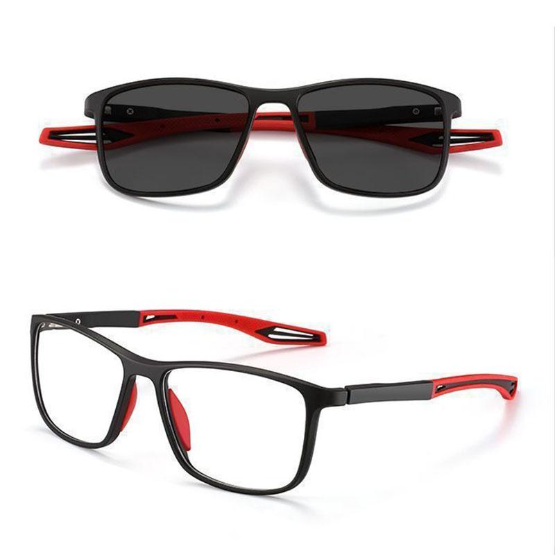 

Модные мужские прямоугольные ультралегкие очки Женские прозрачные пластиковые очки