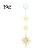 LED Window Decoration Star Moon Hanging Light, Warm String Lights, Christmas Tree Pendant Decorations Decorative Atmosphere Lamp for Home Holiday