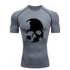 Skeleton Men's Sports T-shirt for Fitness Training Fitness Compression Men's Training T-shirt  Workout T-Shirt