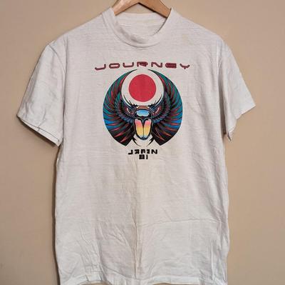 Vintage 1981 Journey Japan 1981 T-shirt maat S-5XL