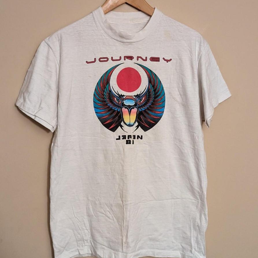 Vintage 1981 Journey Japan 1981 T-shirt size S-5XL S