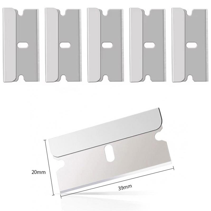 Lama per rimozione colla Raschietto per vetro da forno Raschietto in plastica Raschietto per rasoio Spatola Strumento per pellicola per auto Raschietto per pulizia finestre