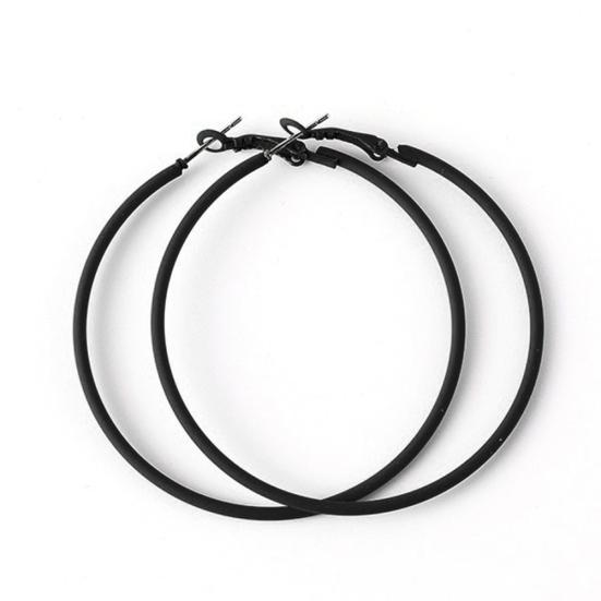 Creative Big Circle Charm Hoop Earrings Candy Color Women Party Jewelry Gifts