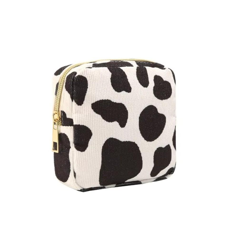 

Trendy Mini Makeup Lipstick Bag Organizer Bags Travel Sanitary Napkins Case Small Pouch Cosmetic Storage Pouch Women чорний білий колір