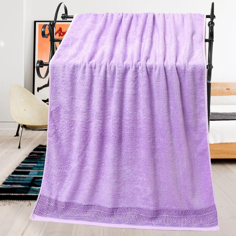 Household Soft Water-absorbing Large Jacquard Bath Towel
