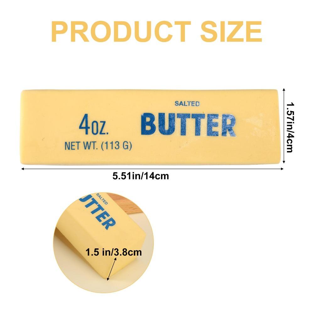 Creamy Scented Butter Stick Squishy Slow Rebound Decompression Toy Realistic Food Sensory Fidget Stress Relief Hand Relax Toy