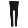 Leggings de maternité en nylon pour femmes - Coton chaud doublé de velours pour l'automne et l'hiver, collant une pièce grande taille