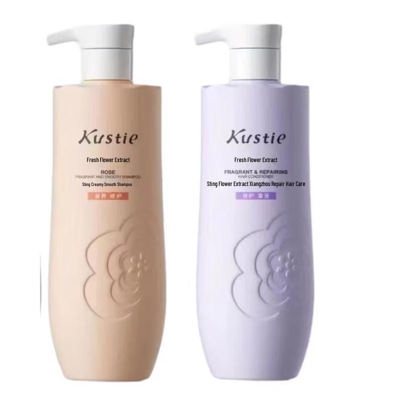 Kustie Rose Smooth & Moisturizing Shampoo & Conditioner Set