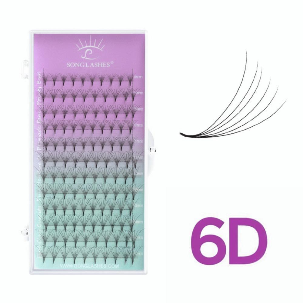 8D Volume Artificial Eyelashes 6D Volume Eyelash Extension Grafting Eyelashes  Makeup Artists Set 1