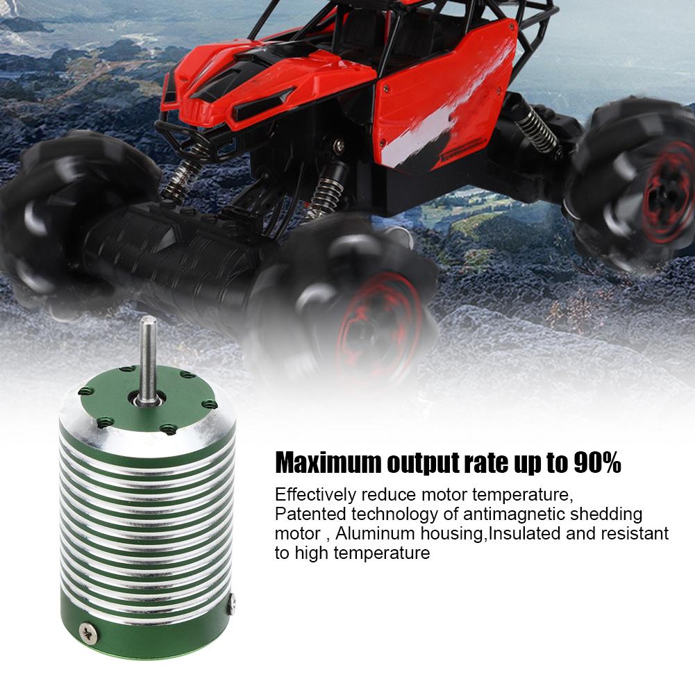 X TEAM 12 Slot 4 Poles XTI 2435 4900KV Brushless Motor for 1 16 RC Car Model