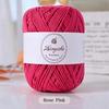 Blended Fiber Hand Knitting Yarn 1.2mm Crochet Yarn Durable Organza Yarn  Bags Hats Baskets