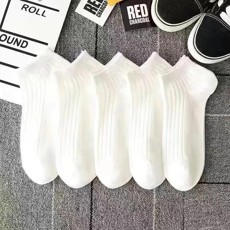 5 Pairs/Pack Ankle Socks Women Cotton Invisible Sweat-absorbing Girl Low Tube Boat Socks EU 36-42 Women Socks Calcetines De Niña