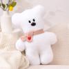 New Cute Tilted Head-style Scarf Bean Bear Doll Plush Toy Bear Doll Children's Pillow Gift Doll