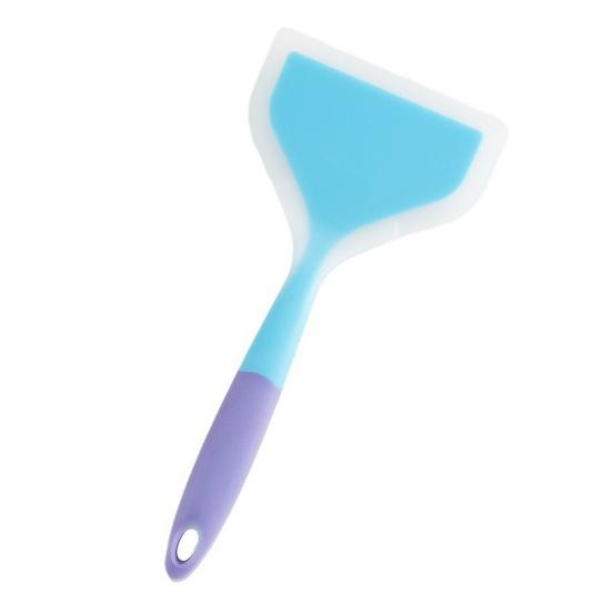 

Silicone Spatula with Ergonomic Handle Food Grade Heat Resistant Non-stick Cooking Turner Multi-function Pancakes Steaks