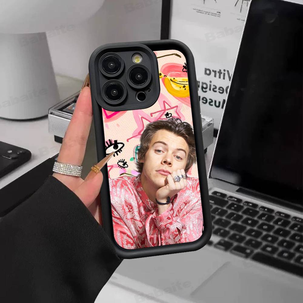 Pop Singer Harry Styles Phone Case For IPhone 17 16 15 14 13 12 11 Pro Max 16E Plus INS Soft Cover
