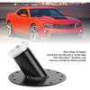 45 Degree Fuel Cell Filler Neck, 1.5in Inner Diameter, Black Steel Base Aluminum Cap, Universal Fit, ENGINE COMPONENT CAP