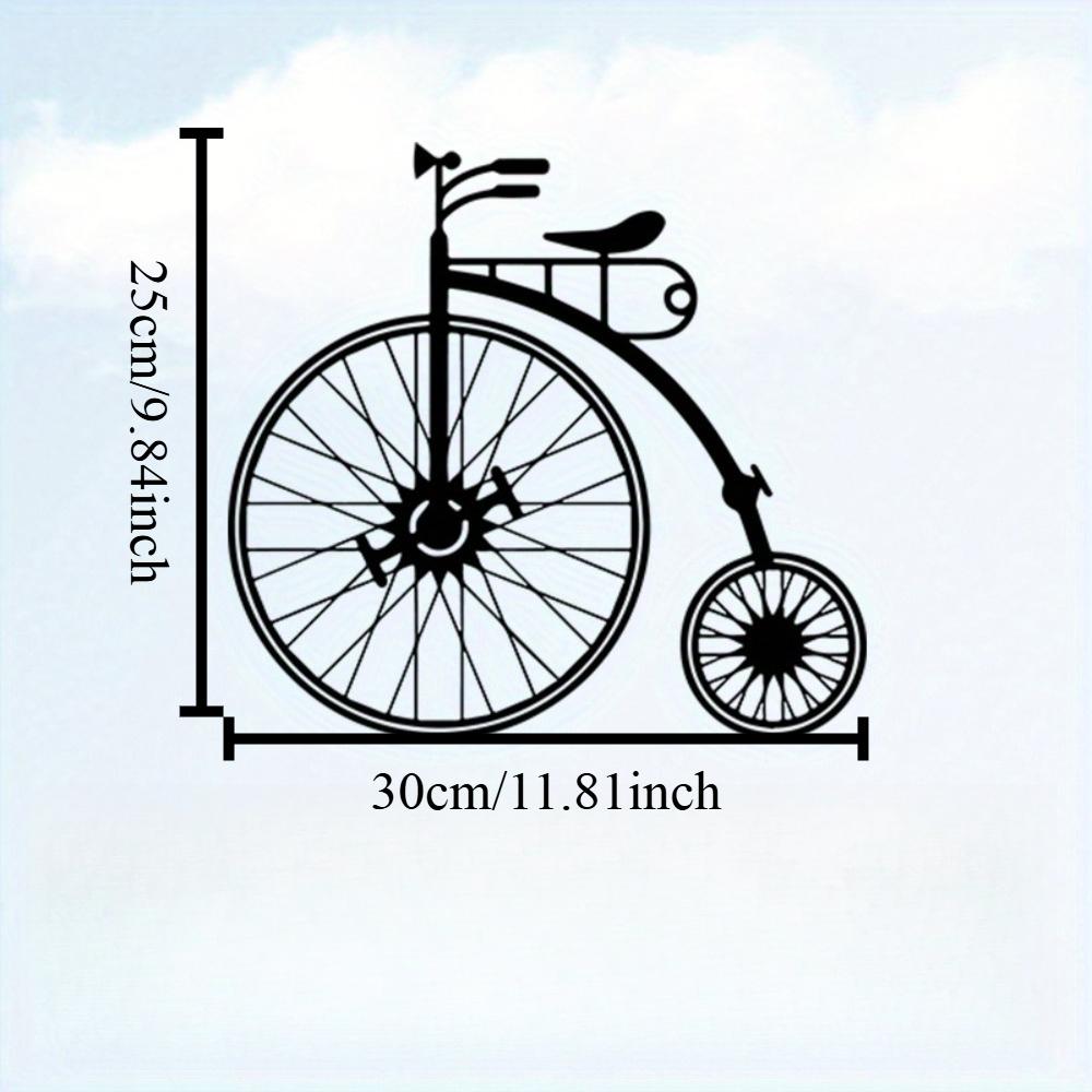 

1pc Vintage Bicycle Metal Wall Art Rustproof Iron Decor Home Office Retro Gift