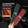 AABJN1 For KIA Suede Car Seat Safety Belt Shoulder Protection Mat Badge Accessories Cerato Proceed Venga Stonic Picanto Sorento Stinger