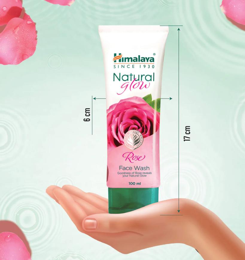 Himalaya Natural Glow Rose Face Wash 50ml