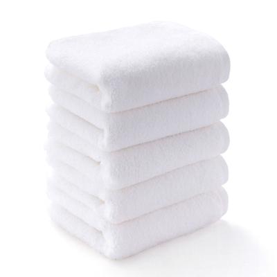 Towel Factory Lab Soft Face Towels, 5-Piece Set [Softy], White, Fluffy, 100% Cotton, Quick-Drying, 003, Approx. 34 X 80 Cm