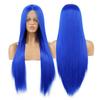 AIMEYA Lavender Purple Silky Straight Lace Front Wig Women's Synthetic Wig 13x4 Black /Blonde/Brown/ Blue Color Daily Cosplay