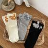3 Pairs Cute Funny Cat Socks with Balls for Women Novelty Animal Socks 3D Sock Cat Lover Gifts for Grils