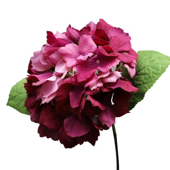 Useful Fake Flower Anti-fade Hydrangea Artificial Branch