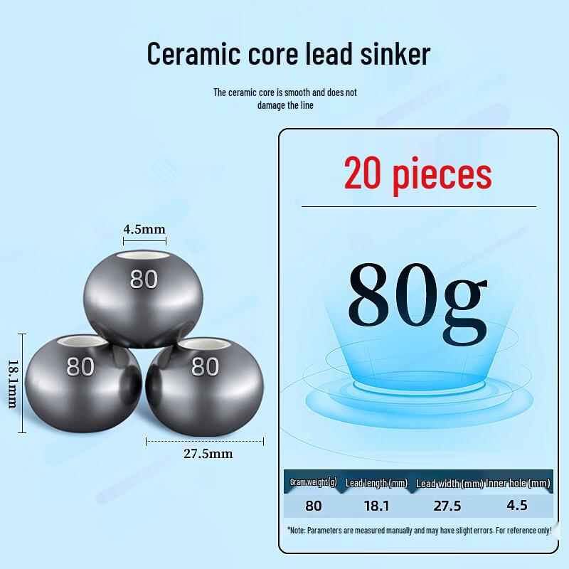 Anti-Snag Hollow Aluminum Casting Sinker
