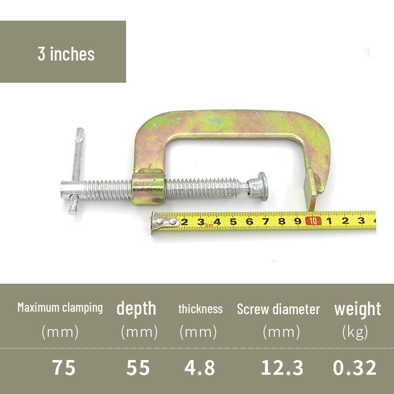 Heavy Duty Quick-Fix Woodworking Clamps: F-Clamp, G-Clamp, G-Type, Hose Clamp, Panel Clamp