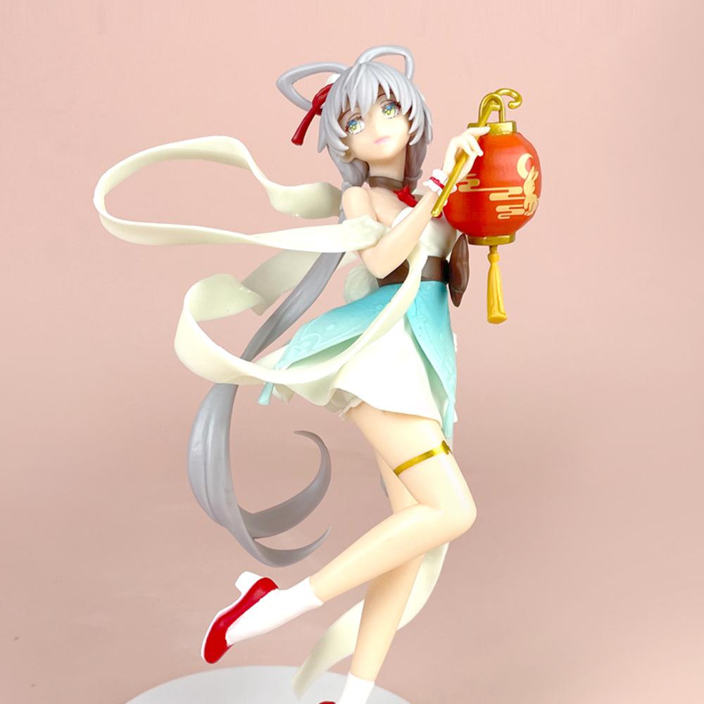 Kizuna Ai figure, beautiful young girl, Swan Lake lantern, Chang'e, Luo Tianyi figurine, anime birthday gift