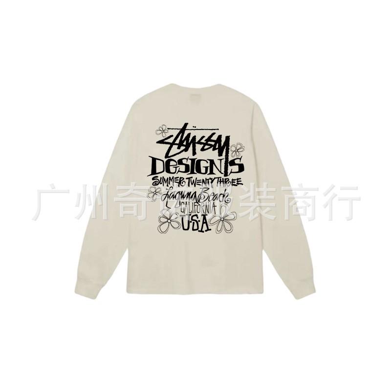 Unisex Heavyweight Cotton Long Sleeve Crewneck Sweatshirt Casual Wear Oversized Fit 300-350gsm