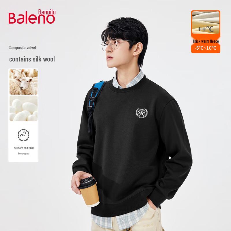Baleno Men's Round Neck Pullover Sweatshirt