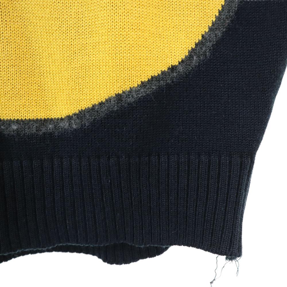 Looney Tunes Daffy Duck Long Sleeve Sweater Dark Blue Knit Men's Used