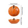 Halloween Ceramic Pumpkin Dinnerware Food Storage Serving Container for Party Table Centerpiece