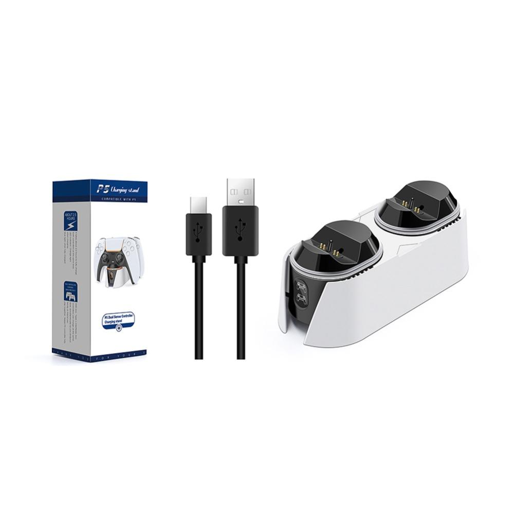 

Dual Gamepad Charging Dock Fast Charging Charging Station for PlayStation 5 Home