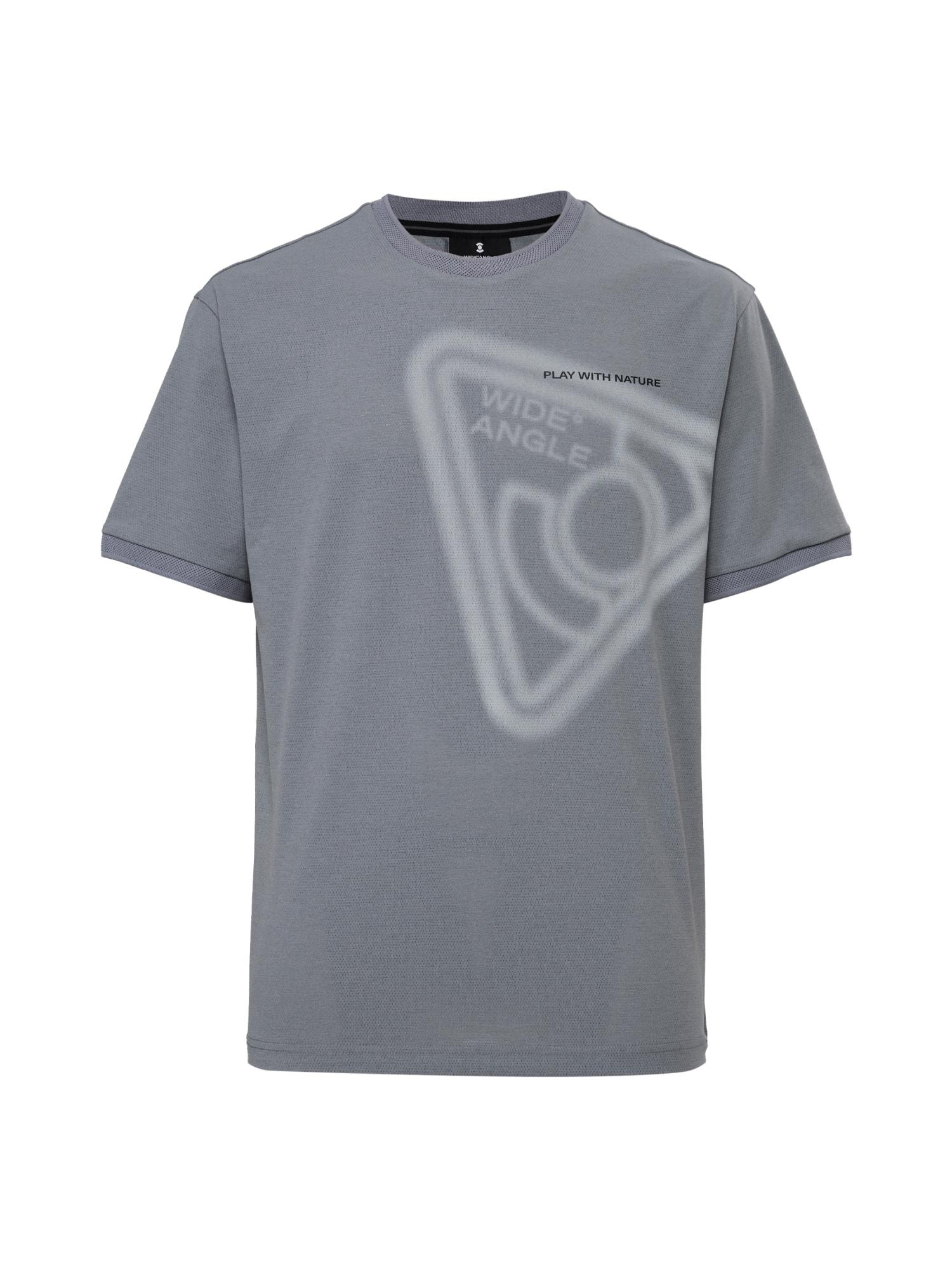 Wide Angle Co Logo Graphic Round T-Shirt M_Dark Grey Dark Grey/05(100)