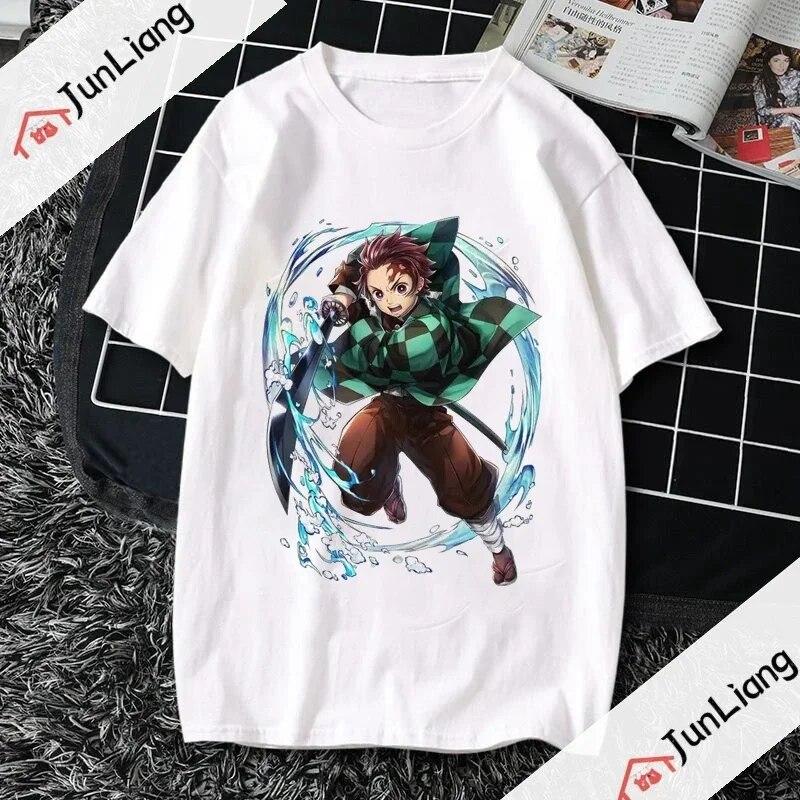 2023 New Summer Popular Unisexswear Japanese Anime Ghost Killing Blade Demon Slayer Unisex T-shirt Fashion Casual