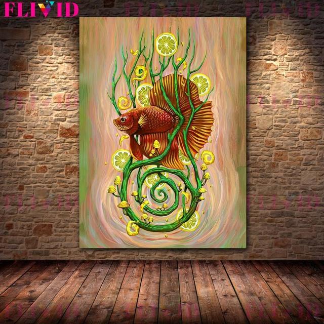 

Дух белого оленя и белый волк в лесу «Ретро фреска, живопись маслом, художественный плакат с волшебными животными» 21cm×30cm NoFrame