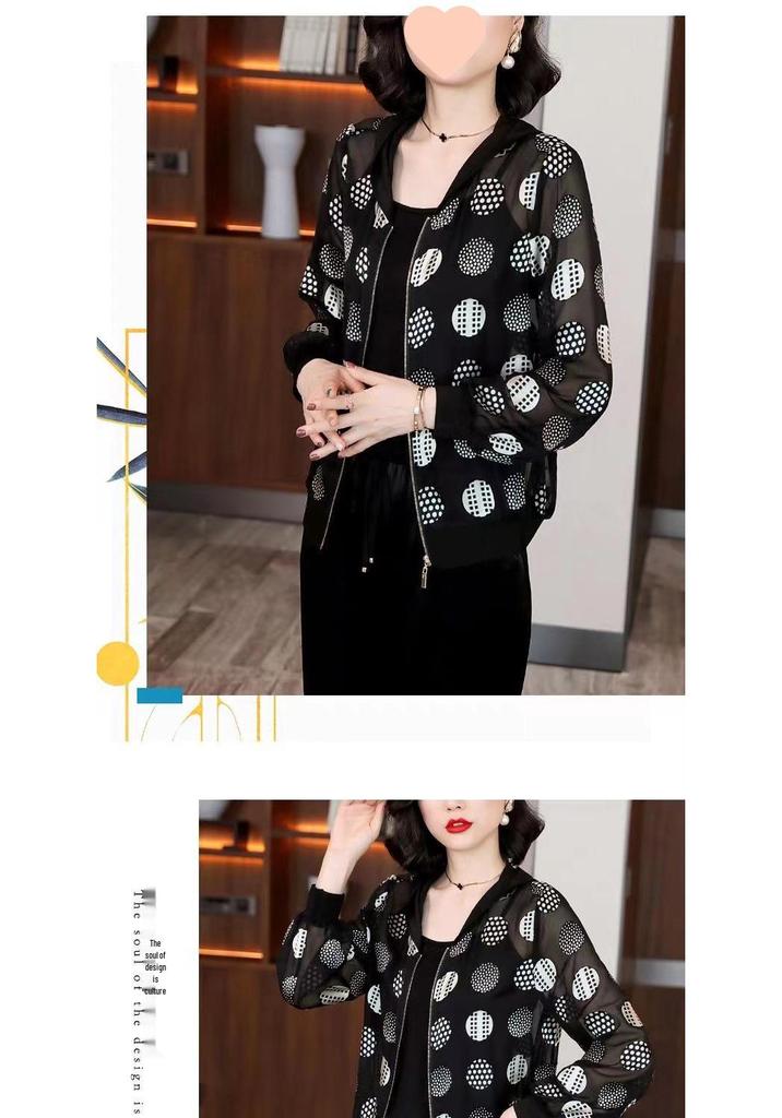 Chiffon Printed Long Sleeve Cardigan - Plus Size Spring 2026 Collection