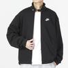 Nike Solid Color Logo Sport Casual Stand Collar Jacket Men Jackets Black DX0540-010
