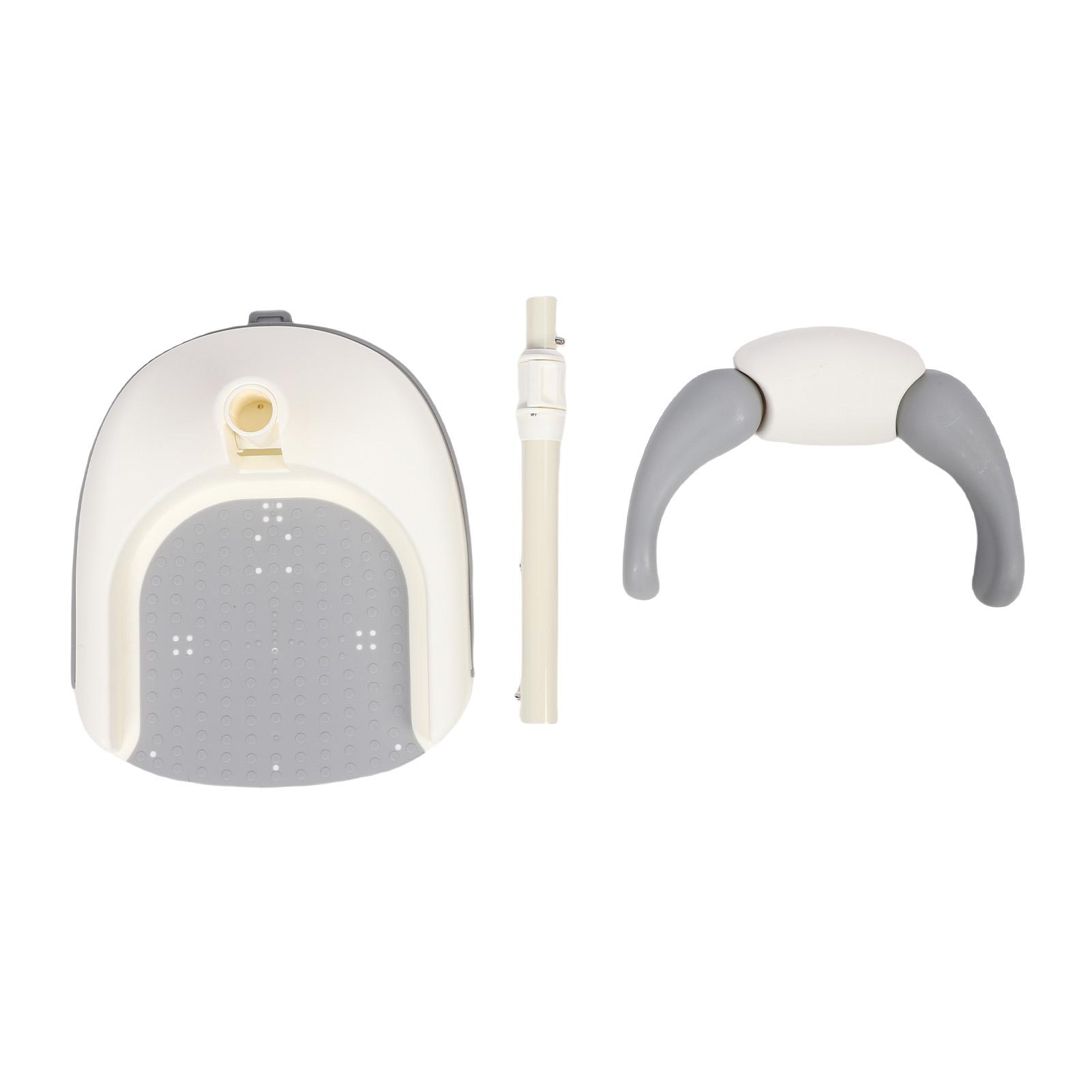 

Подставка для детского душа с регулируемой высотой, стоячая опора для купания ребенка с нескользящим основанием, складная для серый